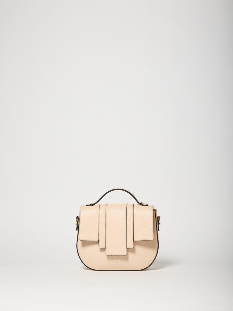Kim pelle martellata beige