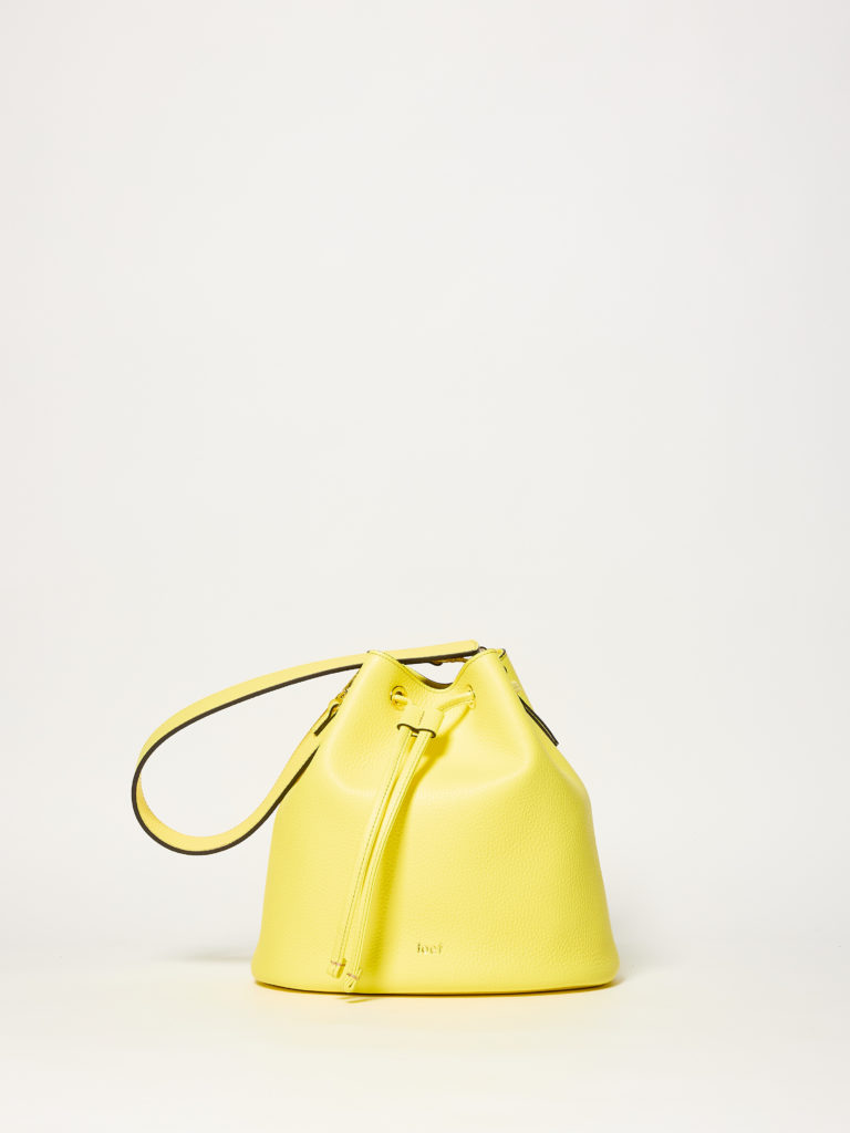Leopold Maxi pelle martellata giallo