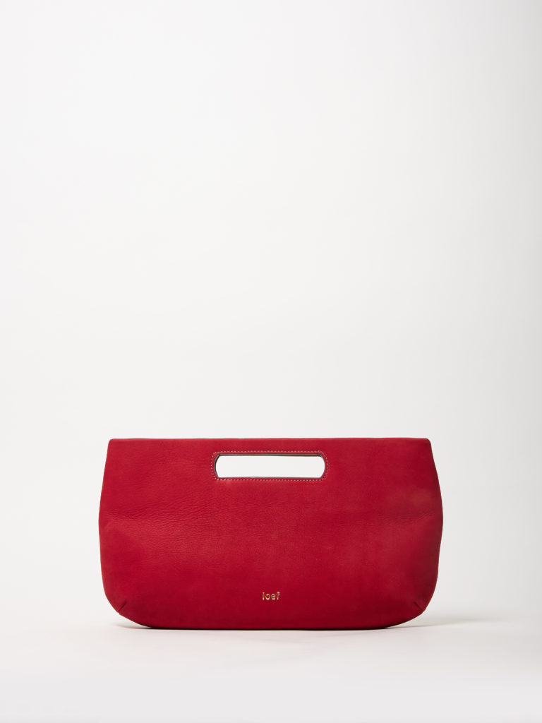 Dalia in nabuk rosso intenso