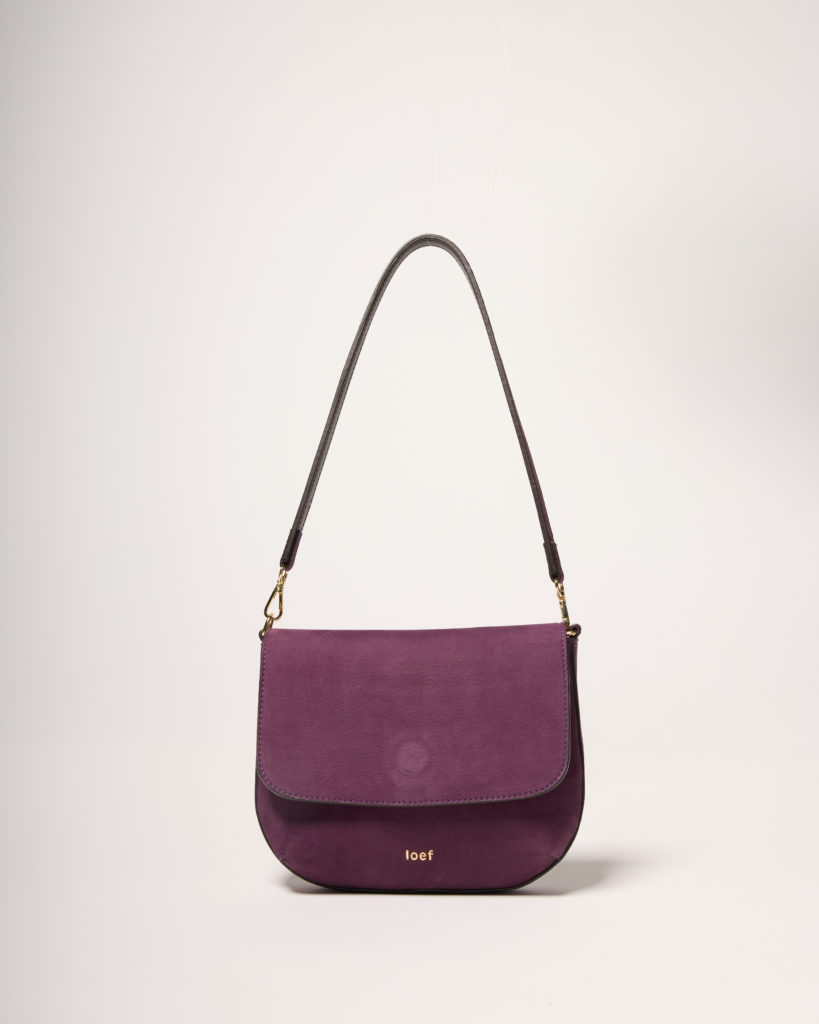 New Lia in nabuk viola prugna