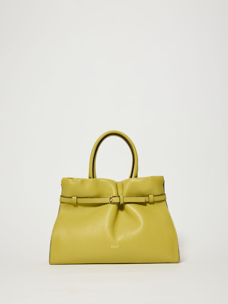 Lilia pelle martellata verde chiaro