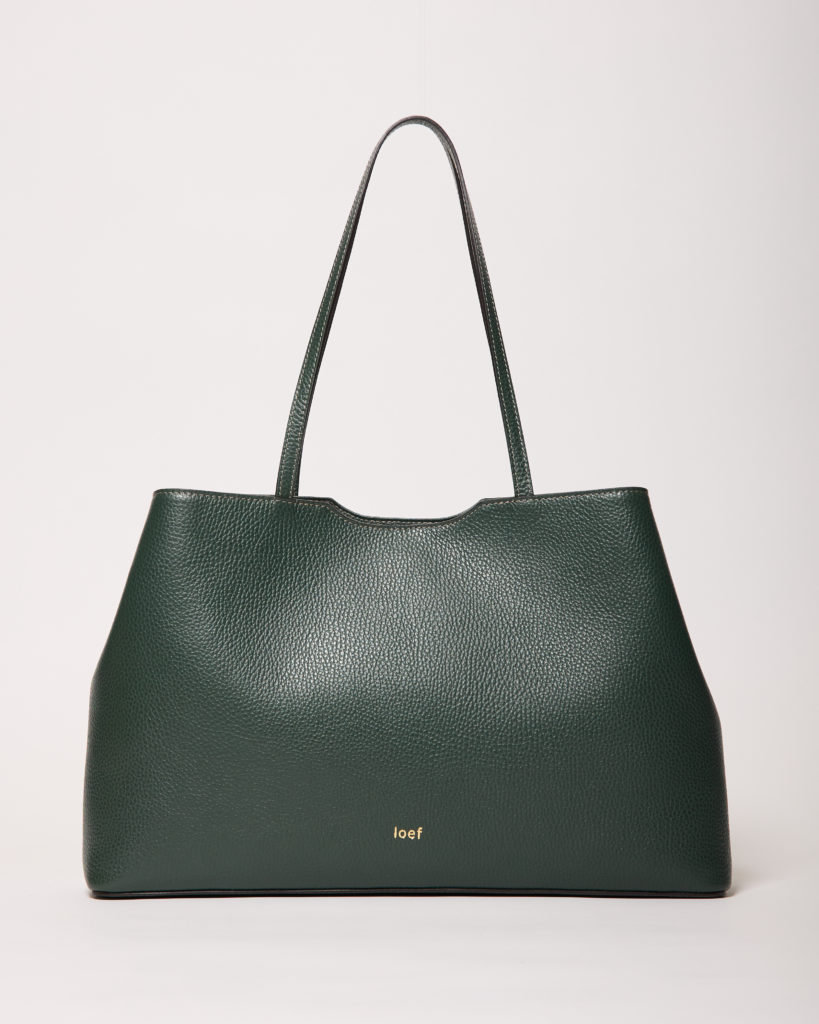 Mercie in pelle martellata verde senape (Copia)
