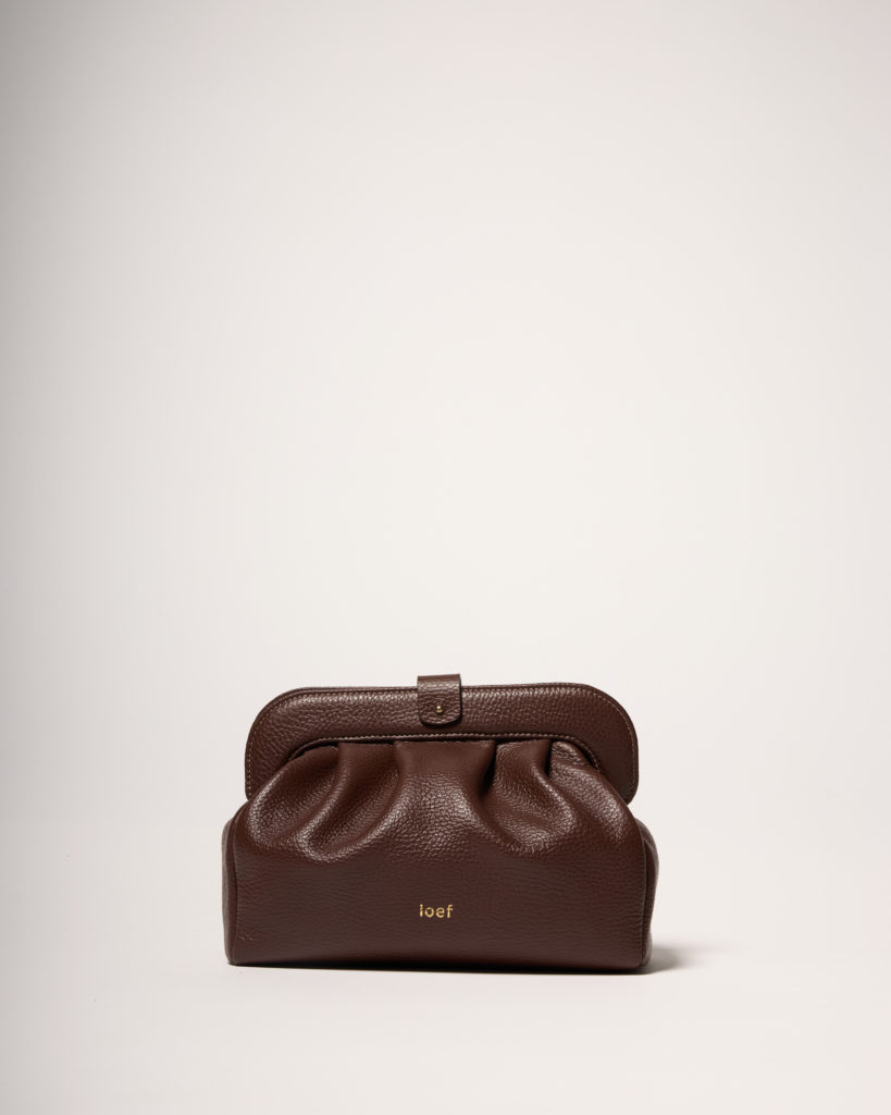 Robby Midi pelle martellata marrone cioccolato