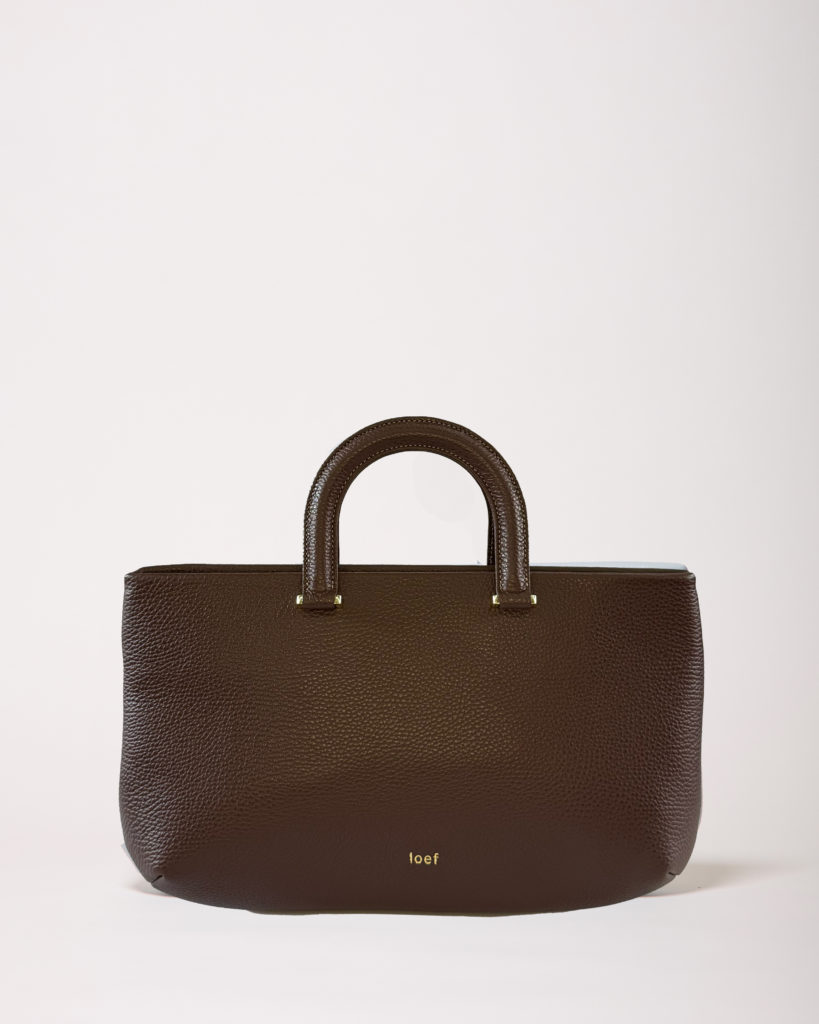 Serena in pelle martellata marrone cioccolato