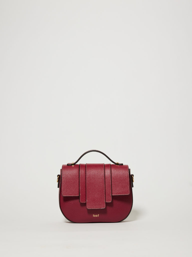 Kim pelle martellata bordeaux vino