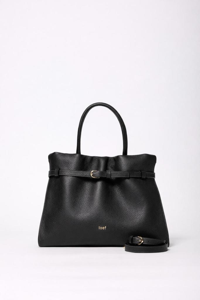 Lilia pelle martellata nera