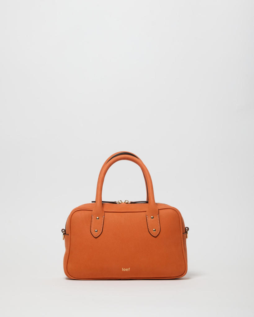 Mavi bauletto in nabuk arancione tramonto