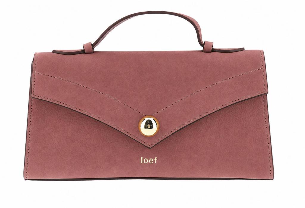 Cleo mini bag nabuk rosa tramonto