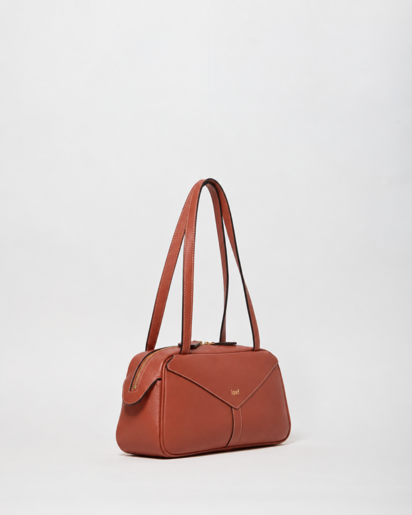 Aria borsa donna Ruggine vista laterale